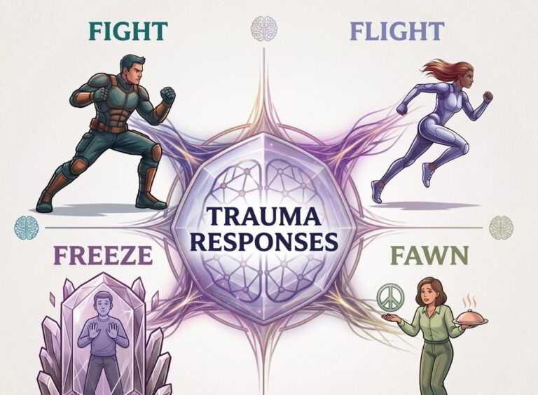 fight flight freeze fawn / trauma responses