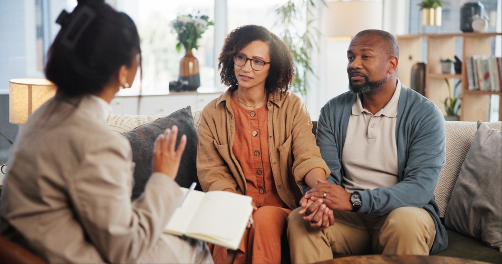couple in couples therapy
